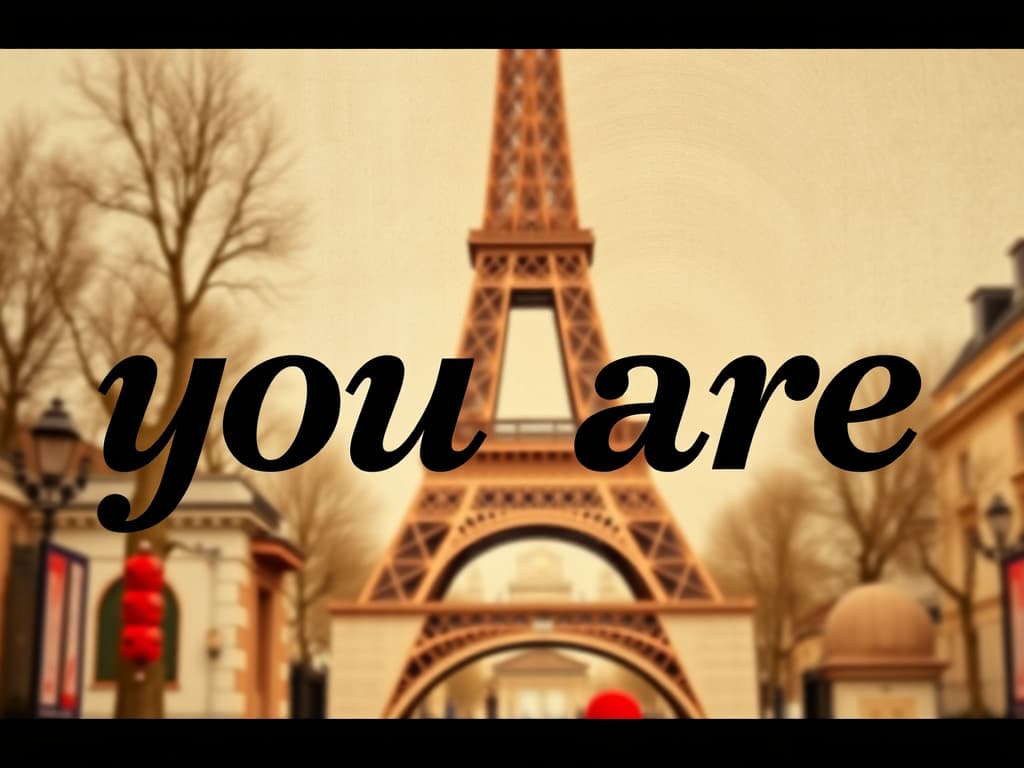 you are in French