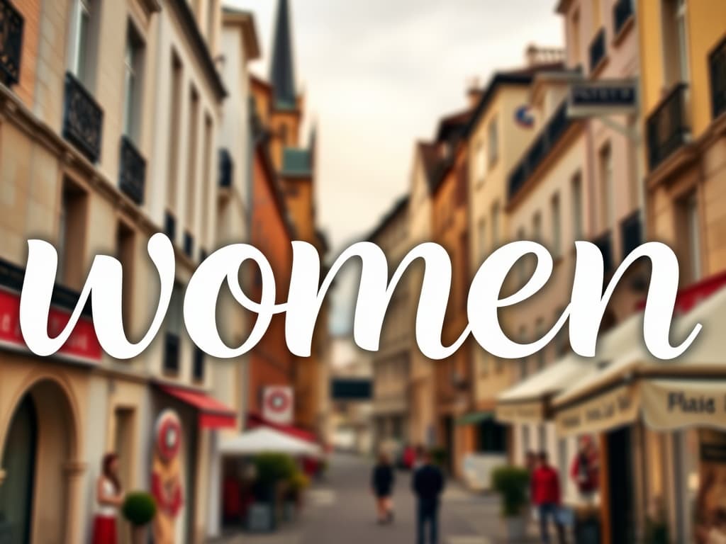 women in French