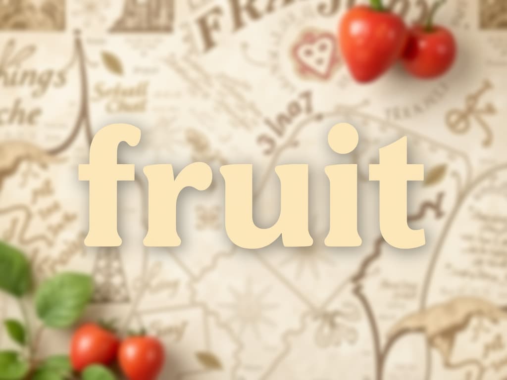 fruit in French